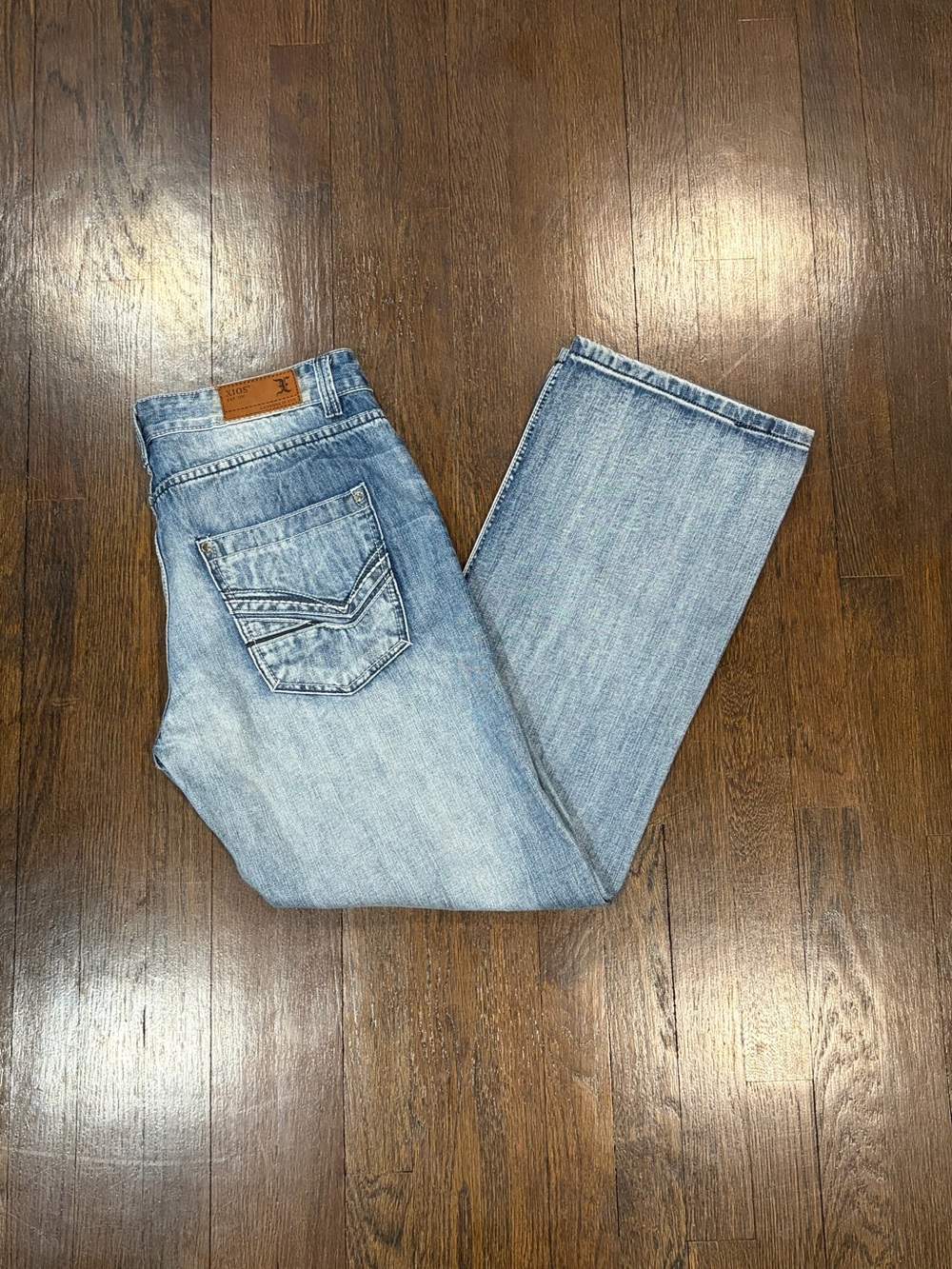 Xios Vintage Blue Washed Jeans